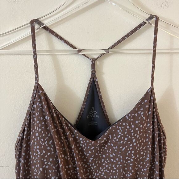 Prana Ayla Brown & Blue Midi Dress - Picture 6 of 13